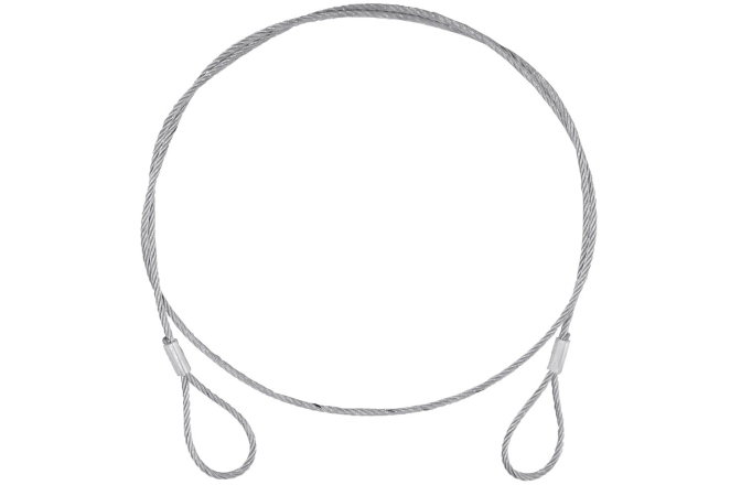 Coardă de siguranță Eurolite Steel Rope (SC) 900x4mm silver