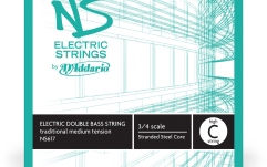 Coarda Do(C) contrabas / Bas electric 3/4 Daddario NS Electric Traditional Bass Single High C String 3/4 Scale MT
