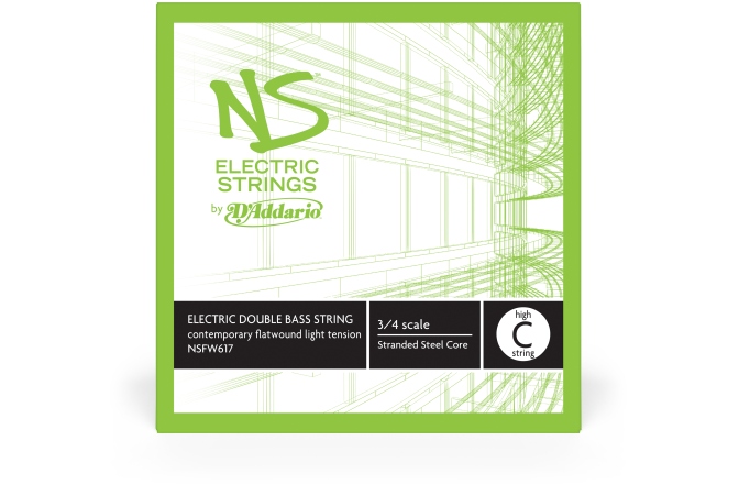 Coarda Do(C) contrabas electric Daddario NS Electric Cont. Bass Single High C String 3/4 Scale LT