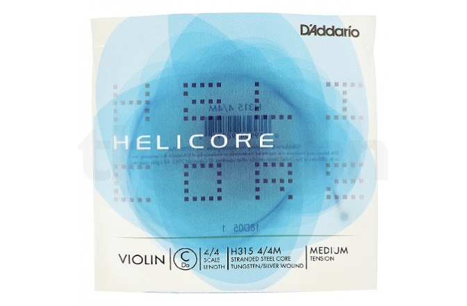 Coarda Do(C) vioară Daddario Helicore H315 4/4 C (Do) Medium