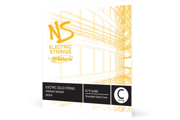 NS Electric Cello Single C String 4/4 Scale MT