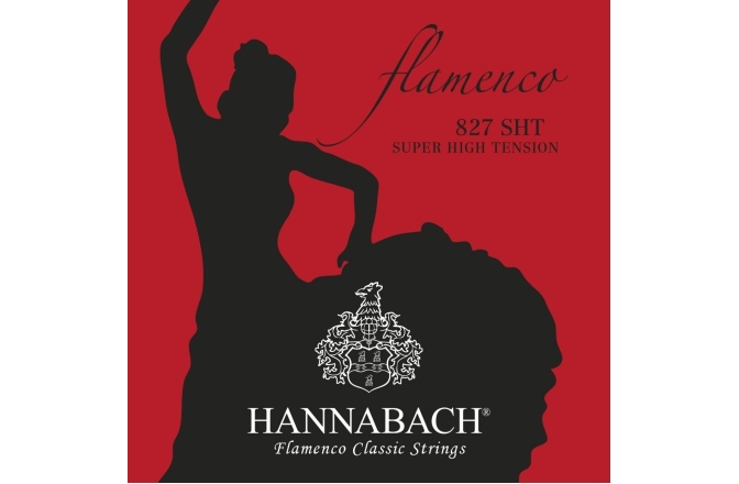 Coardă E1 chitară clasică Hannabach Serie 827 Super High Tension Flamenco E1