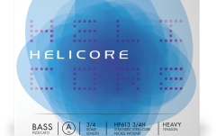 Coarda La(A) contrabas 3/4 Daddario Helicore Pizzicato Bass Single A String 3/4 Scale HT