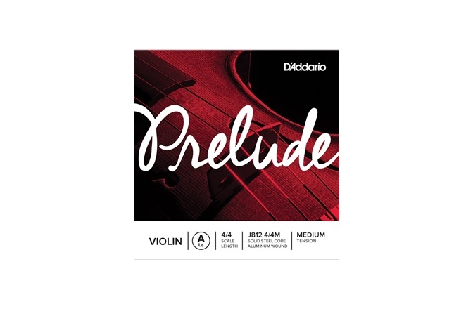 Coarda La(A) vioară Daddario Prelude J812 4/4 medium A/La