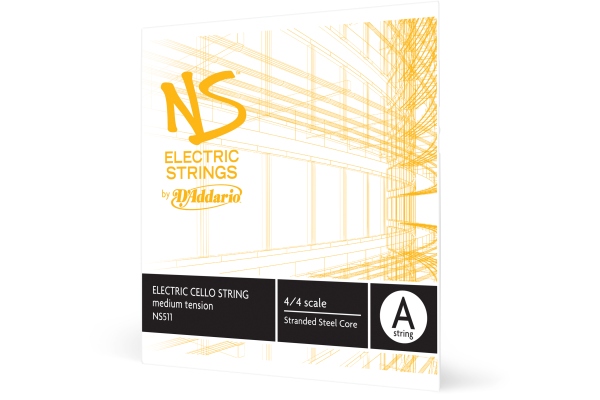 NS Electric Cello Single A String 4/4 Scale MT