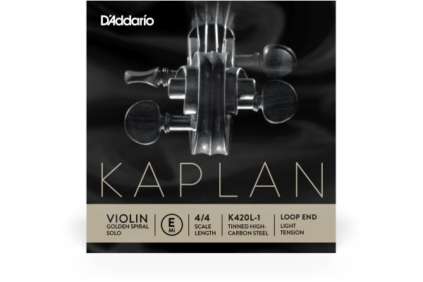 Kaplan Golden Spiral Solo Loop End Violin Single E String 4/4 Scale LT Kaplan Golden Spiral Solo Loop End Violin Single E String 4/4 Scale LT