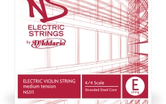 Coarda Mi(E) Vioară 4/4 Daddario NS Electric Violin Single E String 4/4 Scale MT