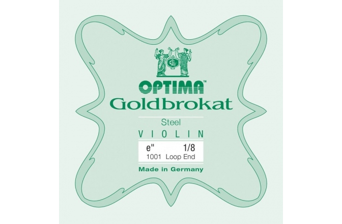 Coarda Mi(E) vioară Optima Goldbrokat Extra-Hard E 0,28 S 1/8