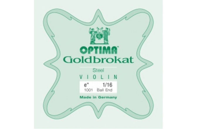 Coarda Mi(E) vioară Optima Goldbrokat Hard E 0,27 K 1/16