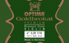 Coarda Mi(E) vioară Optima Goldbrokat Premium Extra-hard E 0,28 K 1/16