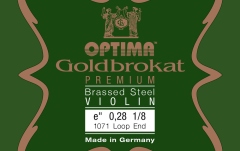 Coarda Mi(E) vioară Optima Goldbrokat Premium Extra-hard E 0,28 S 1/8