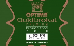 Coarda Mi(E) vioară Optima Goldbrokat Premium Extra-light E 0,24 S 1/16
