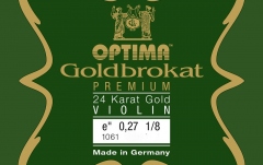 Coarda Mi(E) vioară Optima Goldbrokat Premium Gold Hard E 0,27 S 1/8