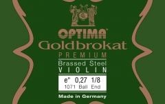 Coarda Mi(E) vioară Optima Goldbrokat Premium Hard E 0,27 K 1/8