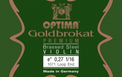 Coarda Mi(E) vioară Optima Goldbrokat Premium Hard E 0,27 S 1/16