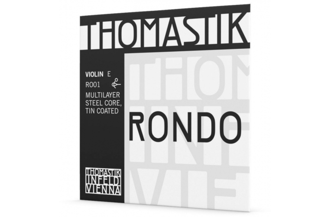 Coarda Mi(E) vioară Thomastik  Rondo RO01 Medium E" oțel cositorit 4/4