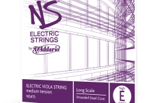 Coarda Mi(E) violă electronică Daddario NS Electric Viola Single High E String Long Scale MT