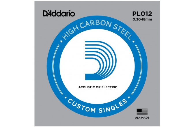 Coardă pentru Chitară Electrică / Acustică Daddario PL012 Single String