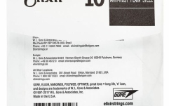 Coardă pentru Chitră Electrică și Acustică Elixir PL010 Plain Steel 13010