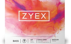 Coarda Re contrabas 3/4 Daddario Zyex Bass Single D String 3/4 Scale MT