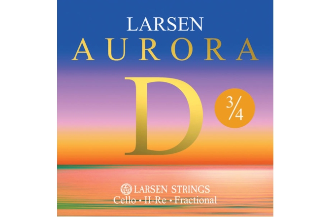Coarda Re (D) violncel Larsen Aurora Medium D 3/4