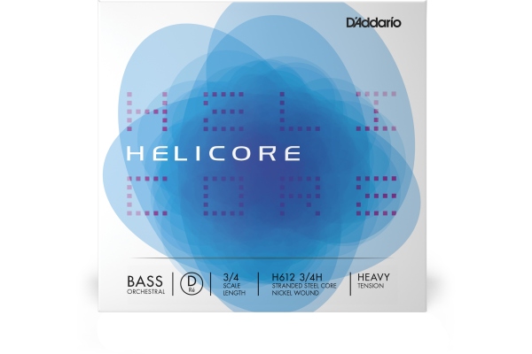 Helicore Bass Single D String 3/4 Scale HT Helicore Bass Single D String 3/4 Scale HT
