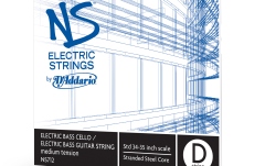 Coarda Re(D) contrabas / Bas electric 4/4 Daddario NS Electric Bass/Cello Single D String 4/4 Scale MT