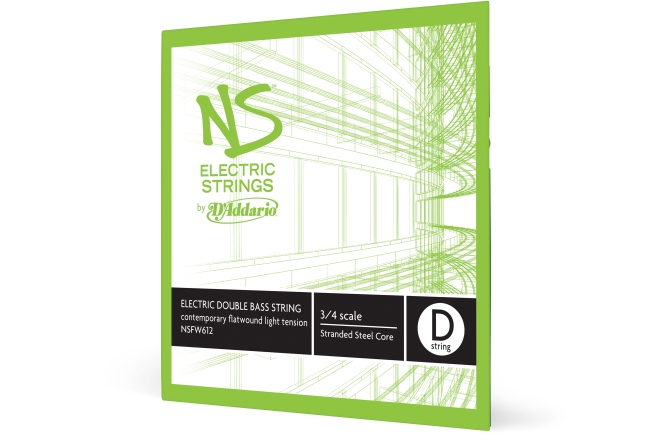 Coarda Re(D) contrabas electric Daddario NS Electric Cont. Bass Single D String 3/4 Scale LT