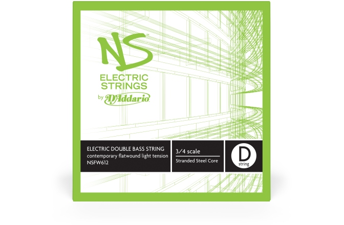 Coarda Re(D) contrabas electric Daddario NS Electric Cont. Bass Single D String 3/4 Scale LT