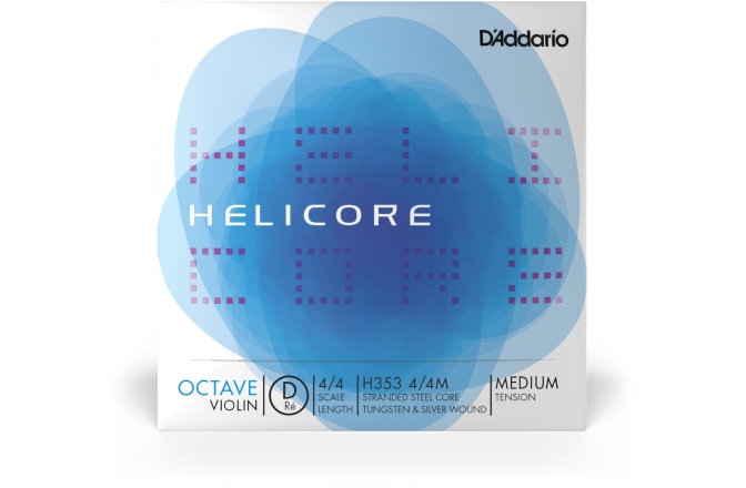 Coarda Re(D) vioară Daddario Helicore Octave Violin Single D String 4/4 Scale MT