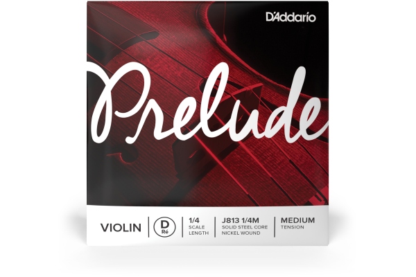 Prelude Violin Single D String 1/4 Scale MT