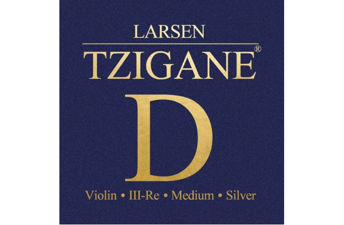 Coarda Re(D) vioară Larsen Tzigane Re(D) Medium Silver