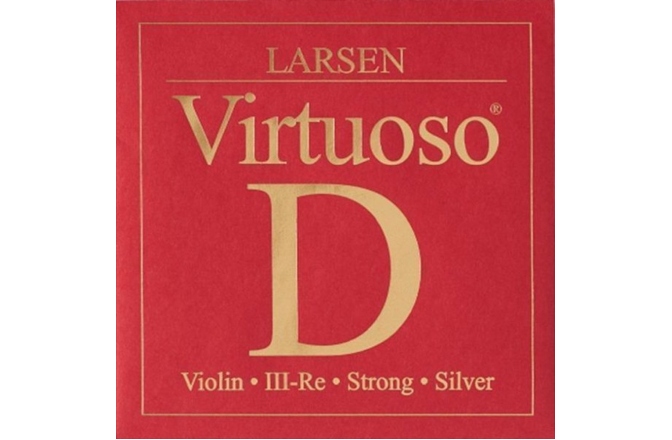 Coarda Re(D) vioară Larsen Virtuoso Strong Re(D) Silver