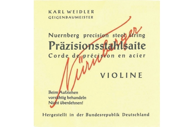 Coarda Re(D) vioară Nürnberger Precision solid core Nr. 75 Re(D) 1/4
