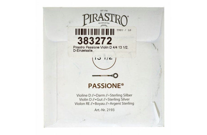 Coarda Re(D) vioară  Pirastro Passione Violin D 4/4 13 1/2