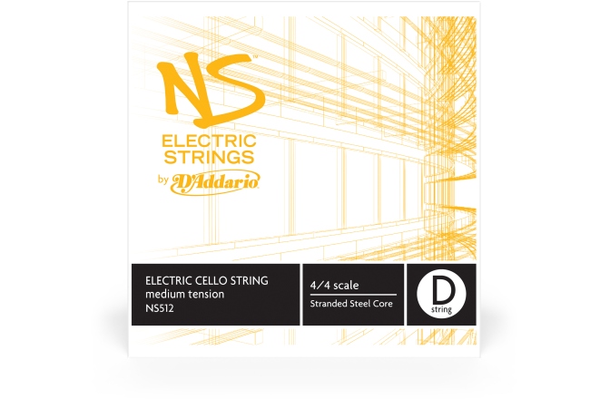 Coarda Re(D) violoncel Daddario NS Electric Cello Single D String 4/4 Scale MT