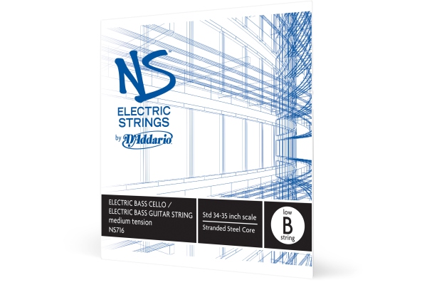 NS Electric Bass/Cello Single Low B String 4/4 Scale MT NS Electric Bass/Cello Single Low B String 4/4 Scale MT