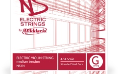 Coarda Sol (G) Vioară 4/4 Daddario NS Electric Violin Single G String 4/4 Scale MT