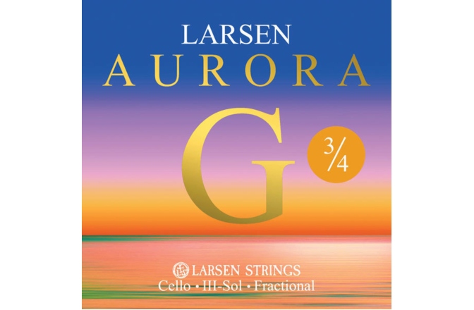 Coarda Sol (G) violoncel Larsen Aurora Medium G 3/4