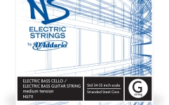 Coarda Sol(G) contrabas / Bas electric 4/4 Daddario NS Electric Bass/Cello Single G String 4/4 Scale MT