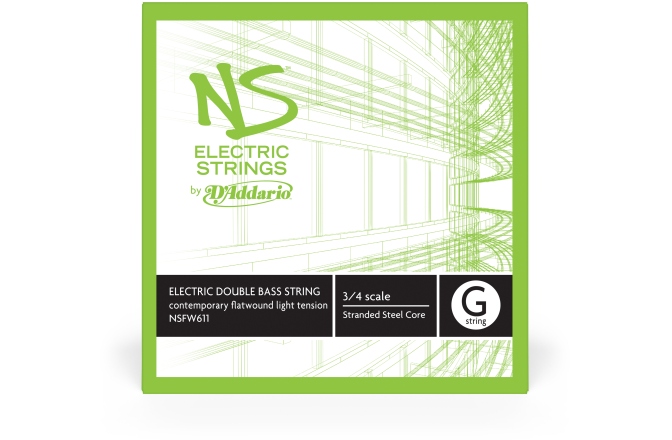 Coarda Sol(G) contrabas electric Daddario NS Electric Cont. Bass Single G String 3/4 Scale LT