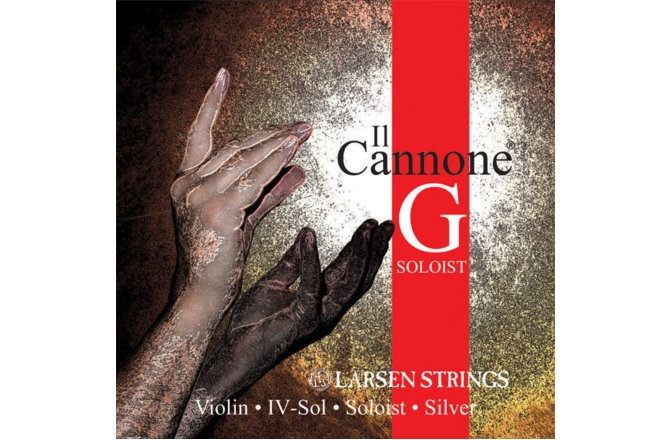 Coarda Sol(G) vioară Larsen  IL CANNONE Soloist Sol(G) Silver