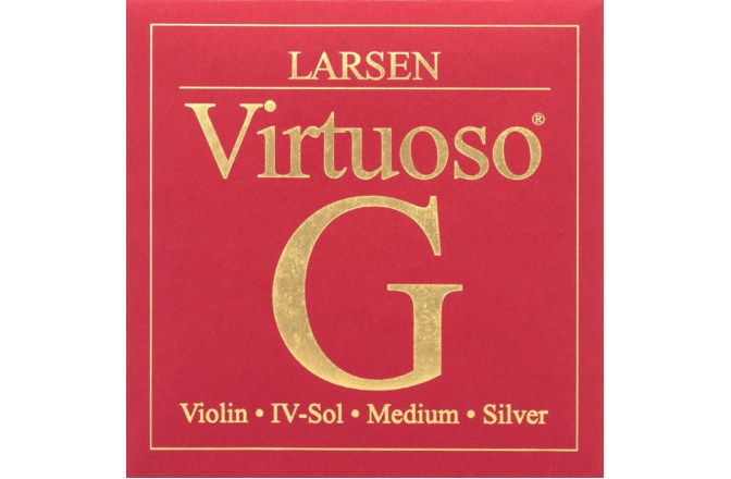Coarda Sol(G) vioară Larsen Virtuoso Medium Sol(G) Silver