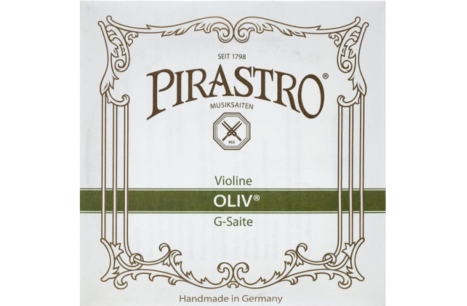Coarda Sol(G) vioară Pirastro Oliv 15 3/4 String G Gold Silver On Gut