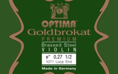 Coarda vioara E Optima Goldbrokat Premium placat cu alamă E 0.27 L