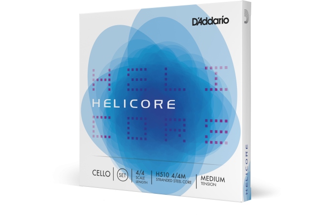 Coarde de violoncel Daddario Helicore H510-4/4M Cello 4/4 