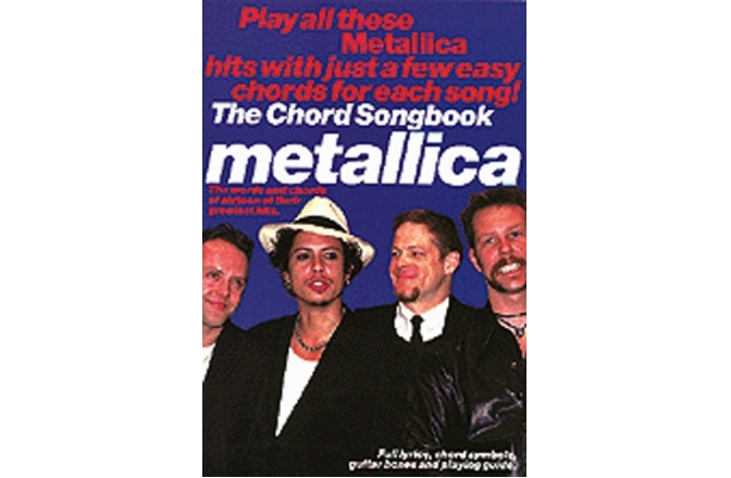 Colectie partituri chitară electrică No brand Metallica Chord Songbook LC BK