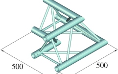 Colț truss Alutruss TRILOCK E-GL33 C-21 2-Way Corner 90°