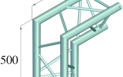 Colț truss Alutruss TRILOCK E-GL33 C-25 2-Way Corner 90° 