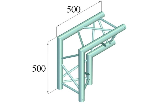 Colț truss Alutruss TRILOCK E-GL33 C-25 2-Way Corner 90° 